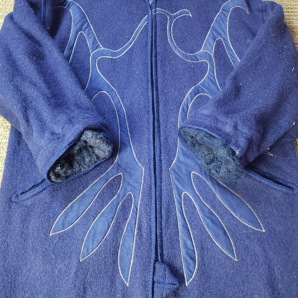Vintage LA PARKA Lundstrom Long Wool Coat (XL - 44) - Picture 6 of 11